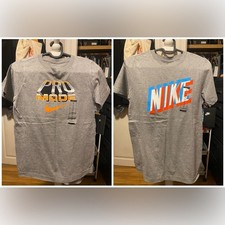 NWT, BUNDLE 2 Boy s Size M THE Nike TEE Short Sleeve Shirts W/ Bold Graphics