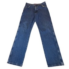 Wrangler Relaxed Fit Jeans 31MWZGK Men's 36x34 Fit 35x34 Blue Denim Cotton