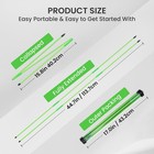 Green Golf Alignment Sticks 2 Pack- Collapsible Golf Practice Rods for Aiming — photo 2
