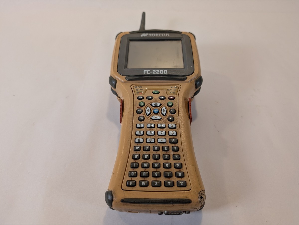 Topcon FC-2200 Data Collector, TopSurv 8, RS3 Module Total | eBay