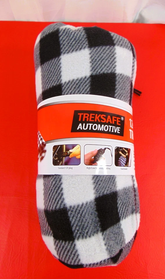 Heated Car Blanket (57”x39”), 12-Volt Electric Blanket for Car SUV Boat Truck - Image 2 of 4