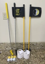 LOW TIDE Golf Set - America's Best Outdoor Beach Putting Game - Beach Mini Golf
