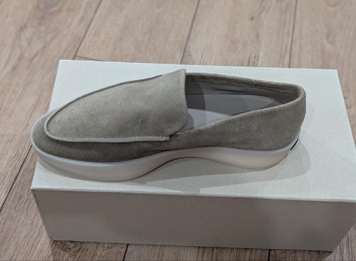 $695 Mens FEAR OF GOD Suede Slip On Loafers Storm 43 US 10 - Picture 6 of 11