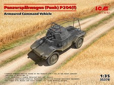 Vehículo blindado de comando ICM 1/35 Panzerspahwagen (funk) P204 (f)