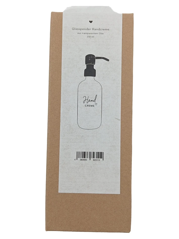 Eulenschnitt Distributeur Savon Verre Noir Transparent 250ml - Photo 1/1