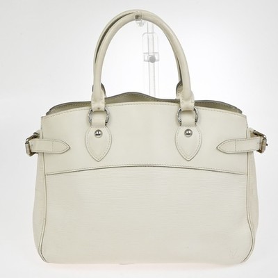 LOUIS VUITTON LV Logo Passy PM Hand Bag Epi Leather Ivoire France Ｍ5926J 64KC586