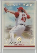 2024 Panini Boys of Summer Holo Silver 23/25 Bartolo Colon #75 9cf
