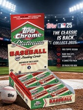 2025 Topps Chrome Platinum Anniversary - Sealed Hobby Box - Ships when received