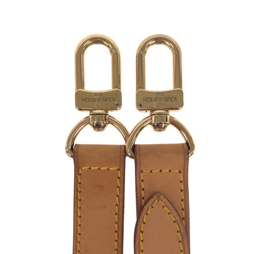 LOUIS VUITTON Shoulder Bag Shoulder strap only Brown Gold Hardware leather - Bild 7 von 8
