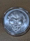 1oz .999 Fine Silver Alien Skull Round, Intaglio Mint, 1 Troy Ounce High Relief