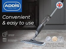 Image of Addis Essentials Microfibre Spray Flat Mop with washable head
