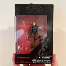 Star Wars Walmart Black Series Luke Skywalker Jedi Knight 3.75  New Red Box