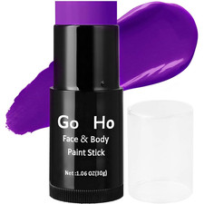 Cream-Blendable Purple Face Paint Stick,Full-Coverage Purple Body Paint for Adul