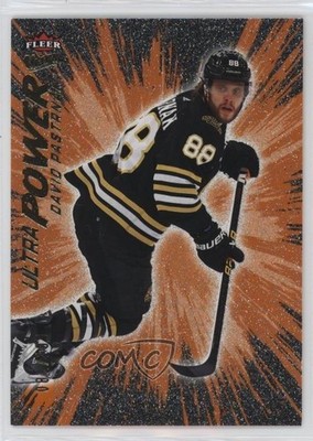 2024-25 Upper Deck Fleer Ultra Power Orange 81/199 David Pastrnak #UP23OF30 0un9