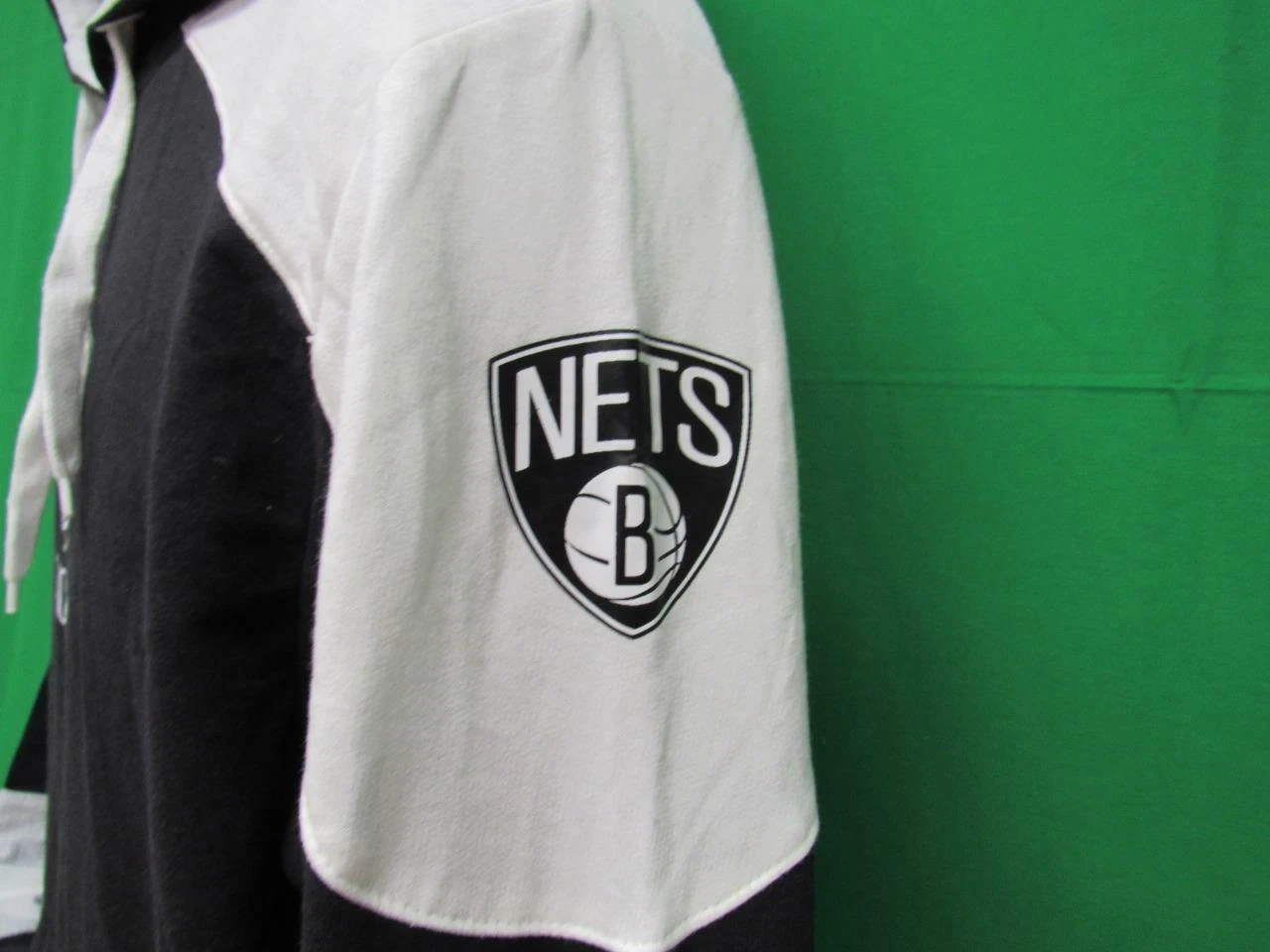 VETEMENTS Felpa nera con cappuccio uomo Brooklyn Nets taglia S small nuova