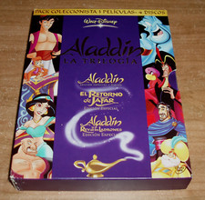 ALADDIN La Trilogie Collector 4 DVD 3 Films Descellement Avec Un Coup