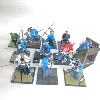 FuRyu Needle Snagger Figure 6個セット Shinsengumi Ikedaya-soudou Samurai Mini Figure Set of 11 Furuta