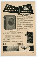 CQ Ham Radio Magazine Ad "For Superior Performance Choose BUD RADIO, Inc."(3/51)