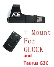 Ade RD3-006B GREEN Dot+D1 PLATE for Taurus TX22 Gen2, GX2, GX4, G3C, G3, G3XLS/A