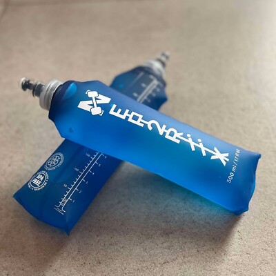 2er Pack Running Flaschen 500ml ultraleichte Soft Flask - weiche Trinkflaschen 
