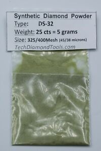 Synthetic Diamond Powder Lapidary Grinding 140/170 Grit Mesh weight 80 carats 