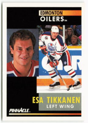 1991-92 Esa Tikkanen Pinnacle - Edmonton Oilers