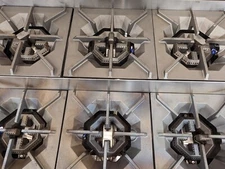 Cooking Performance Group SR-CPG-36-NL 36" Step-Up Countertop Range / Hot Plate 