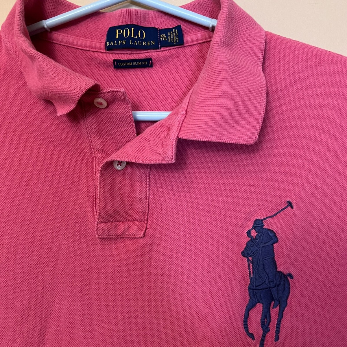 Polo Ralph Lauren Big Pony Custom Slim Fit Polo Shirt Men's Size