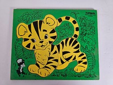 Playskool   5 Piece Wood Puzzle   Baby Tiger 275-35