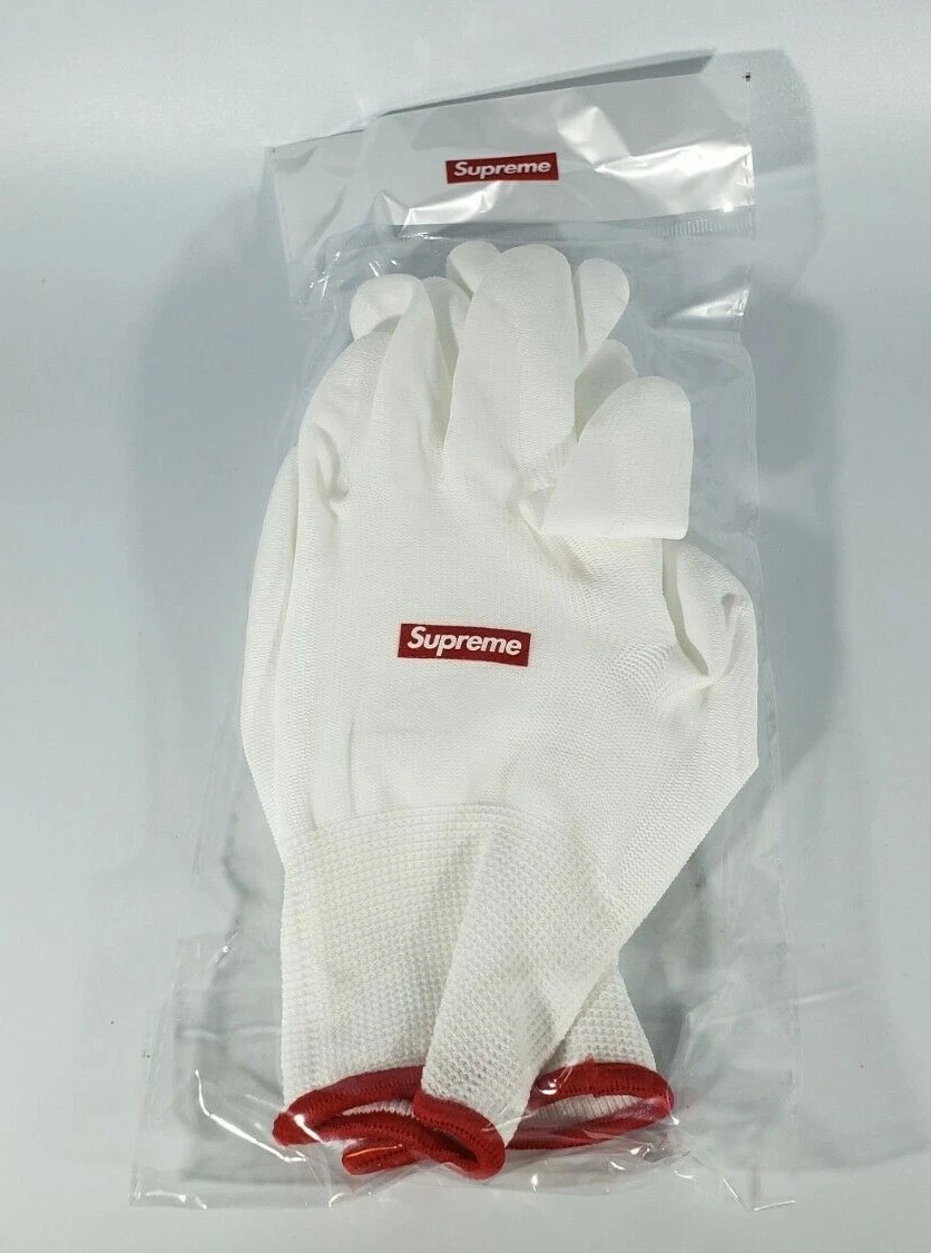 Gants caoutchoutés Supreme FW20 100 % authentiques AUTOMNE HIVER 2020 blancs neufs dans leur boîte scellés