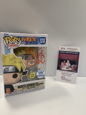 Naruto Uzumak #1318 Funko Pop! Signed (auto) By Gen Sato JVA Key Animator W/JSA