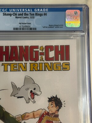🦈SHANG-CHI/TEN RINGS #4🦈CGC 9.8 MINT🦈JEFF THE LANDSHARK
