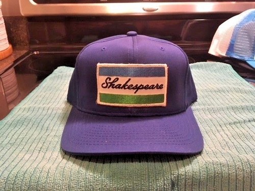SHAKESPEARE FISHING BLUE HAT CAP | eBay