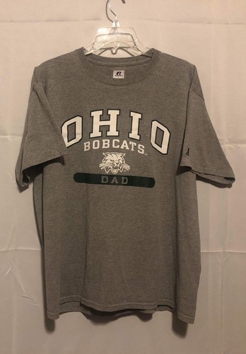 Russell Athletic Ohio University Bobcat Dad Father NCAA T-Shirt Size Large - Picture 5 of 24