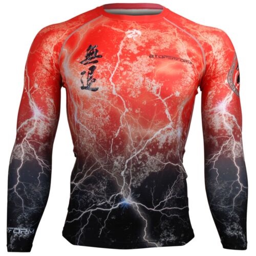 BTOPERFORM Compression shirt Base Layer Under Skin Tight Rash guard MMA Gym S-1 - Picture 33 of 44
