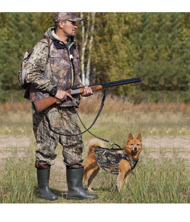 Camo Tactical Dog Vest Adjustable Duck Hunting Sporting Training Neopre