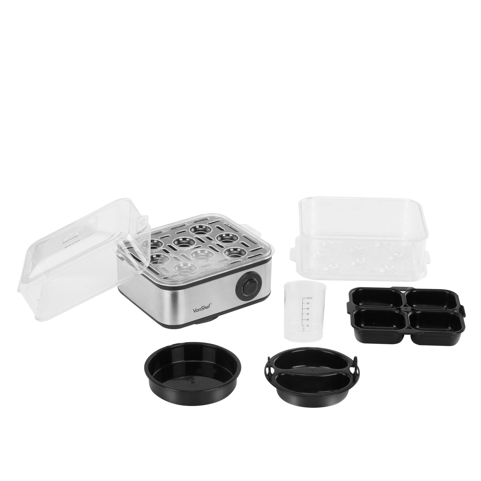 VonShef 13211 500W 16 Hole Electric Egg Poacher for sale online eBay