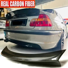 REAL CARBON Rear Spoiler Wing Fit for BMW E46 320i 325i 330i Sedan M3 1999-2006