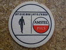 sous bock Amstel Pils / collection rétro vintage occasion 