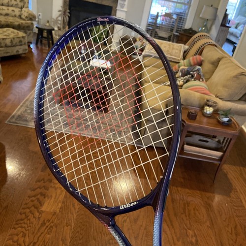 Wilson Oversize Power Stretch Tennis Racquet 4 3/8" Grip with Cover - Afbeelding 7 van 10