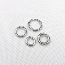 Stainless Steel Saw-Cut Jump Rings 8/10/12mm High quality jewelry clothing tool