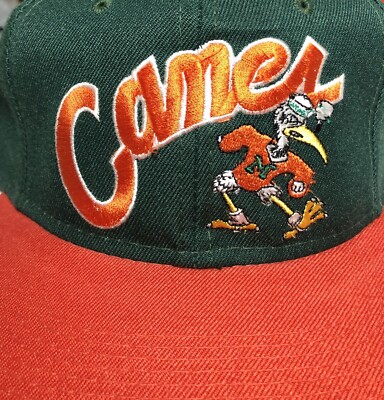 Sports Specialties Miami Hurricanes キャップ Vintage Sports Specialties Miami Hurricanes Fitted Cap Hat 7 1/8