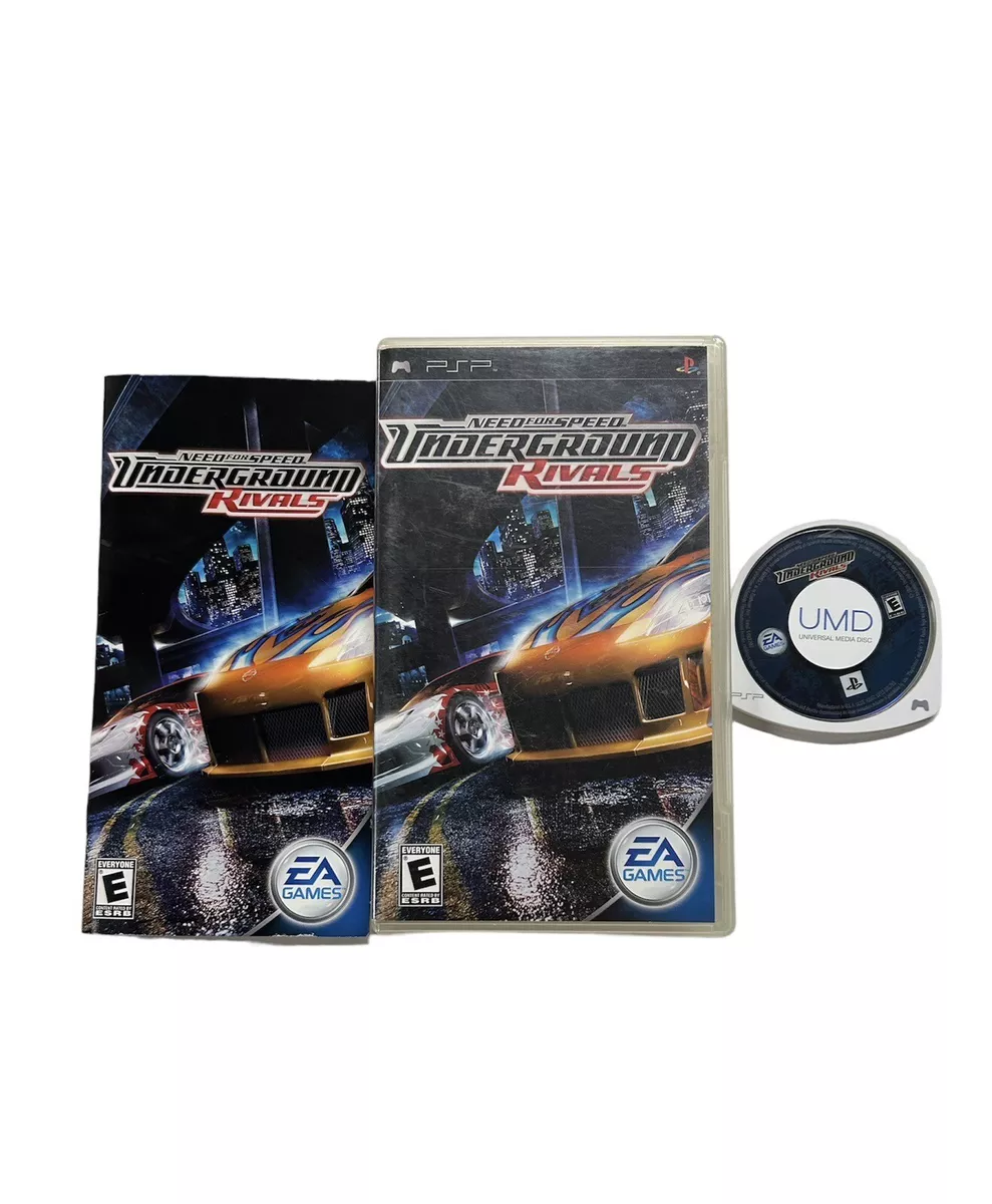 Need for Speed: Underground -- Rivals (Sony PSP, 2005) *COMPLETE*