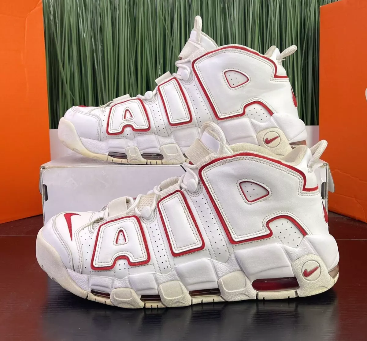 NIKE AIR MORE UPTEMPO  white /red 2021