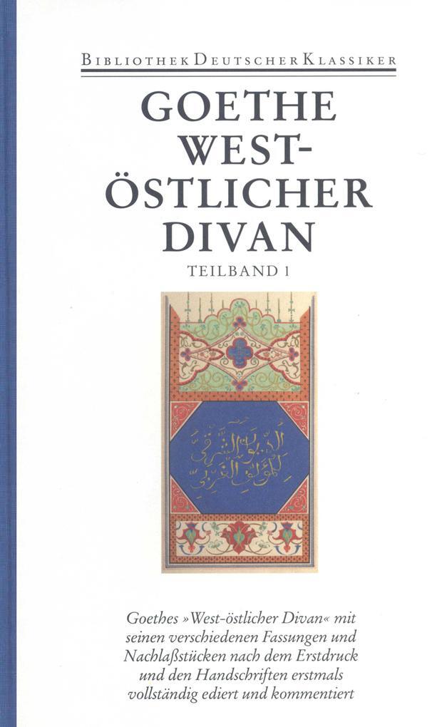 Thumbnail - West-östlicher Divan 1 / 2 | Johann Wolfgang Von Goethe | 1994 |