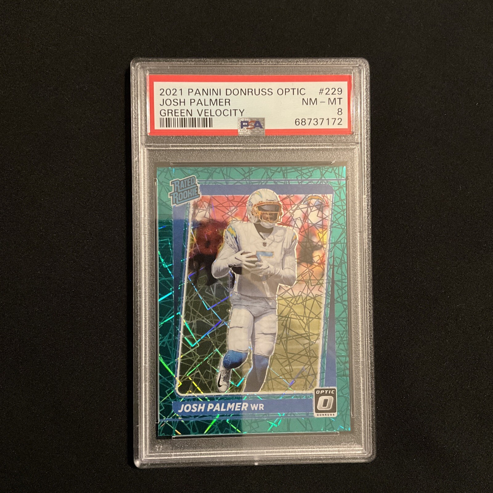 Josh Palmer Panini Donruss Optic #229 Green Velocity