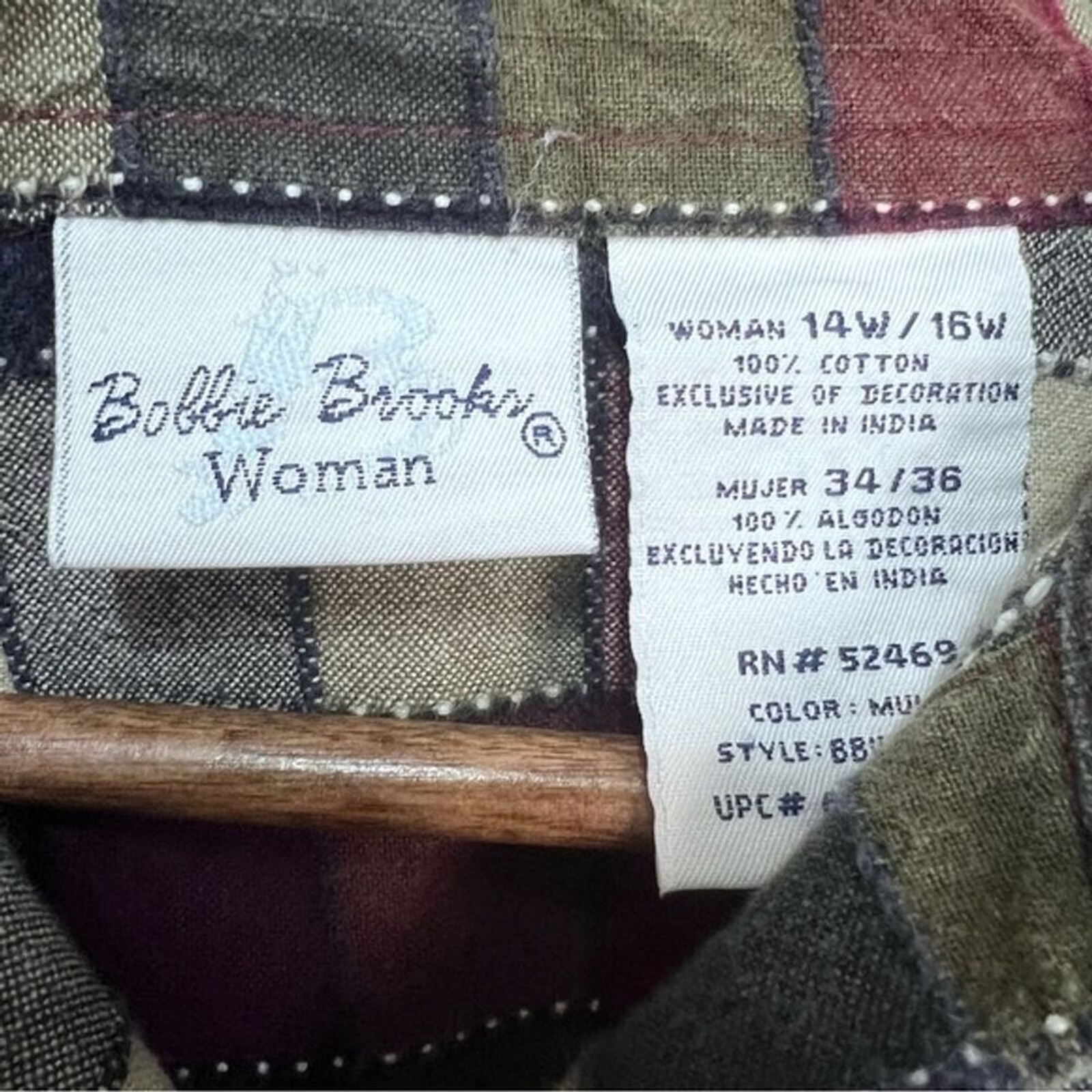 Vintage Patchwork Embroidered Button Down Shirt F… - image 6