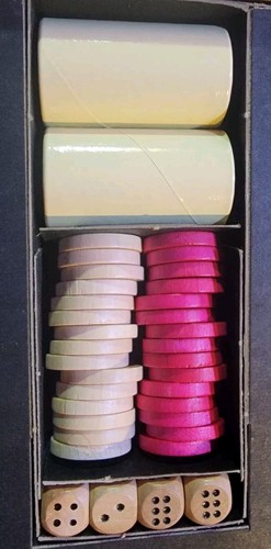 Backgammon Board Game by Selchow & Righter Company No. 85 COMPLETE Vintage 1975 - Picture 4 of 8