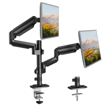 ErGear Dual Monitor Mount for 13″–32″ Screens, Dual Monitor Stand with Taller...