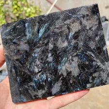 530g Natural beautiful fireworks stone crystal rough Slice healing specimen